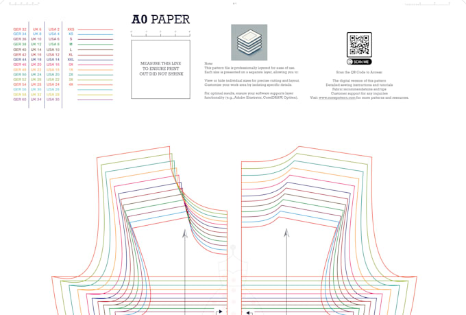 create a custom sewing pattern PDF with perfect fit